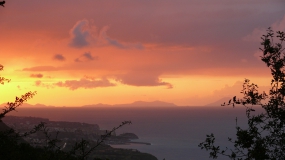 Tropea e le Eolie all'orizzonte