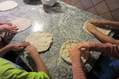 Preparazione della pizza