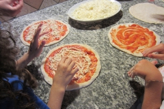 Preparazione della pizza